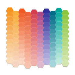 Mindful Wooden Jigsaw Puzzle - Rainbow gradient