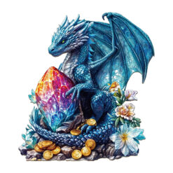 Mindful Wooden Jigsaw Puzzle-Treasure Dragon