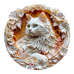 Mindful Wooden Jigsaw Puzzle – 3D Cat-2