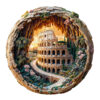 Mindful Wooden Jigsaw Puzzle –3D Colosseum