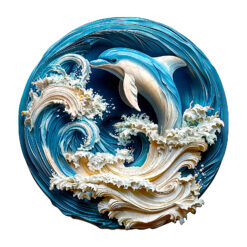 Mindful Wooden Jigsaw Puzzle – 3D Dolphin-2