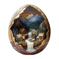 Mindful Wooden Jigsaw Puzzle – 3d eggshell world-2