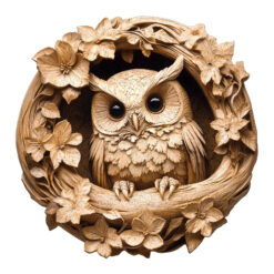 Mindful Wooden Jigsaw Puzzle – 3D owl-1