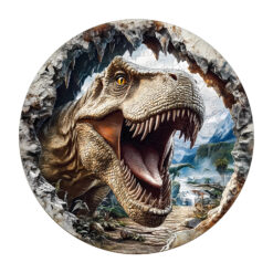 Mindful Wooden Jigsaw Puzzle – 3D T-rex-3