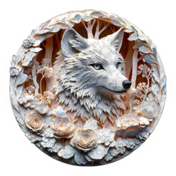 Mindful Wooden Jigsaw Puzzle – 3D Wolf-1