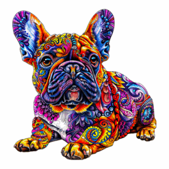 Mindful Wooden Jigsaw Puzzle – french bulldog-2