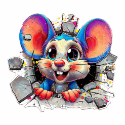 Mindful Wooden Jigsaw Puzzle - wall rat-2
