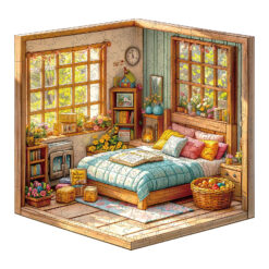 Mindful Wooden Jigsaw Puzzle – warm room