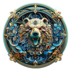 Mindful Wooden Jigsaw Puzzle – Angry Bear