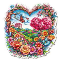 Mindful Wooden Jigsaw Puzzle – Beautiful Fields