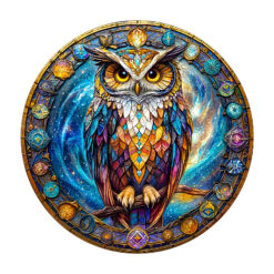 Mindful Wooden Jigsaw Puzzle – Cosmic Watcher