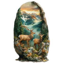 Mindful Wooden Jigsaw Puzzle – Deer in the forest