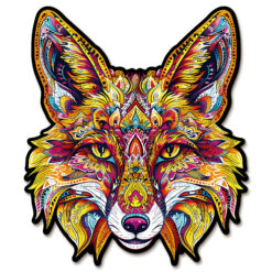Mindful Wooden Jigsaw Puzzle – Fiery Fox