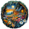 Mindful Wooden Jigsaw Puzzle – Flower Sea House
