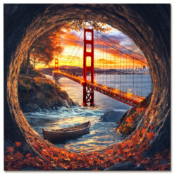Mindful Wooden Jigsaw Puzzle – Golden Gate Bridge