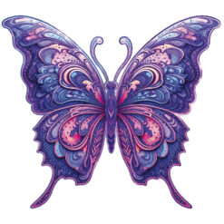 Mindful Wooden Jigsaw Puzzle – Gorgeous Butterfly