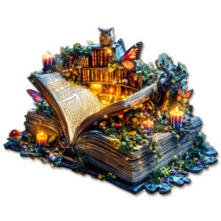 Mindful Wooden Jigsaw Puzzle – Magic Book