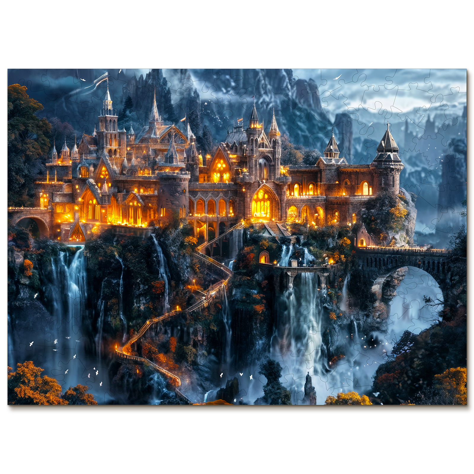 Mindful Wooden Jigsaw Puzzle – Magic Castle