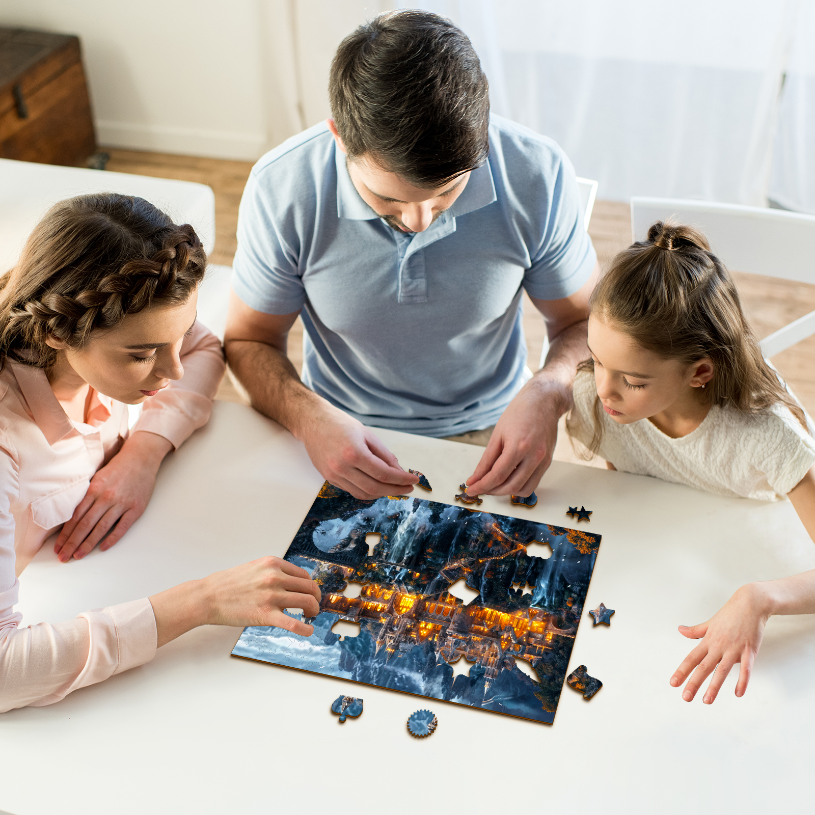 Mindful Wooden Jigsaw Puzzle – Magic Castle - Image 7
