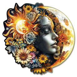 Mindful Wooden Jigsaw Puzzle –Moon Goddess