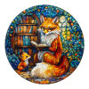 Mindful Wooden Jigsaw Puzzle – Mother Fox Storytime-1