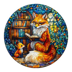 Mindful Wooden Jigsaw Puzzle – Mother Fox Storytime-1