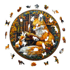 Alternative view of Mindful Wooden Jigsaw Puzzle – Mother Fox Storytime-3