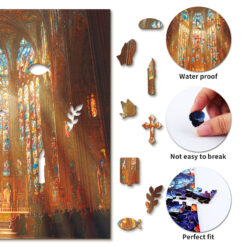 Alternative view of Mindful Wooden Jigsaw Puzzle – Sanctuary of Light