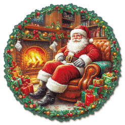 Mindful Wooden Jigsaw Puzzle – Santa Claus