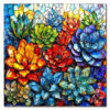 Mindful Wooden Jigsaw Puzzle – succulents