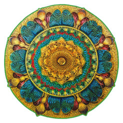 Mindful Wooden Jigsaw Puzzle –  Vintage Mandala