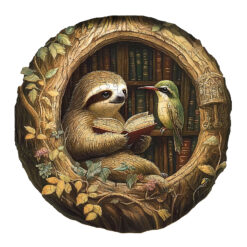 Mindful Wooden Jigsaw Puzzle – Zoological library