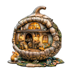Mindful Wooden Jigsaw Puzzle – Acorn mouse