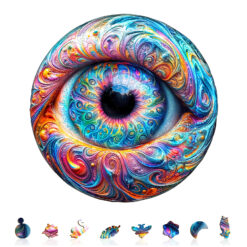 Alternative view of Mindful Wooden Jigsaw Puzzle –Brilliant eyes