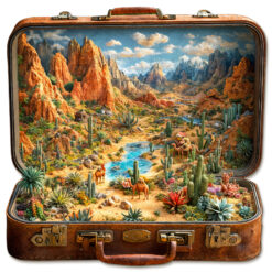 Mindful Wooden Jigsaw Puzzle – Desert Journey