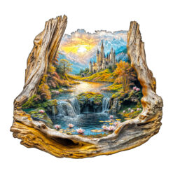 Mindful Wooden Jigsaw Puzzle – Enchanted Frame-2