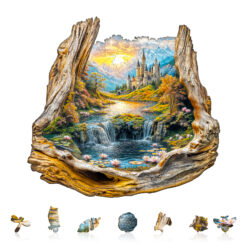Alternative view of Mindful Wooden Jigsaw Puzzle – Enchanted Frame-2