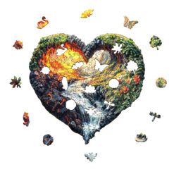 Alternative view of Mindful Wooden Jigsaw Puzzle – ETERNAL FLOW