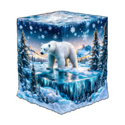 Mindful Wooden Jigsaw Puzzle – Frozen polar bears-2