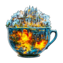 Mindful Wooden Jigsaw Puzzle – Magic cup-2