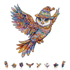 Alternative view of Mindful Wooden Jigsaw Puzzle –Magic Owl 2025