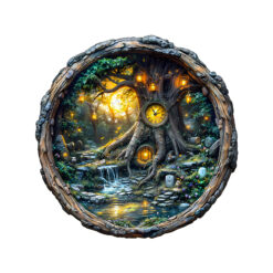 Mindful Wooden Jigsaw Puzzle – Magic time tree