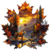 Mindful Wooden Jigsaw Puzzle – Maple Leaf Tiger