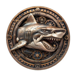 Mindful Wooden Jigsaw Puzzle –Mechanical Shark-2