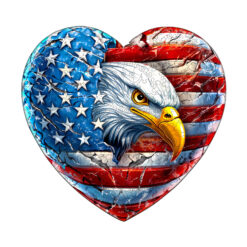 Mindful Wooden Jigsaw Puzzle – Patriotic Eagle-1
