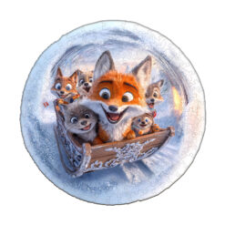 Mindful Wooden Jigsaw Puzzle – Sleigh fox