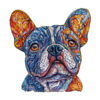 Mindful Wooden Jigsaw Puzzle –Vivid Bulldog
