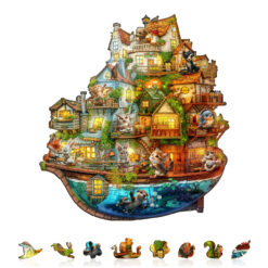 Alternative view of Mindful Wooden Jigsaw Puzzle – Animal Ark