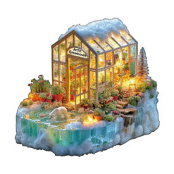 Mindful Wooden Jigsaw Puzzle – Glacier greenhouse
