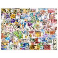 Mindful Wooden Jigsaw Puzzle –Money  loves  me